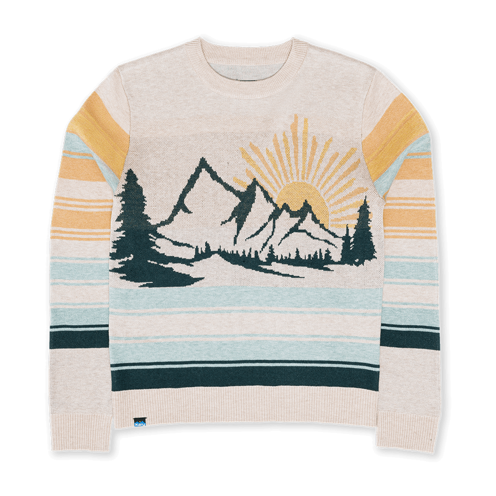 KAVU WOMEN'S HILLROSE SWEATER- WINTER VALLEY