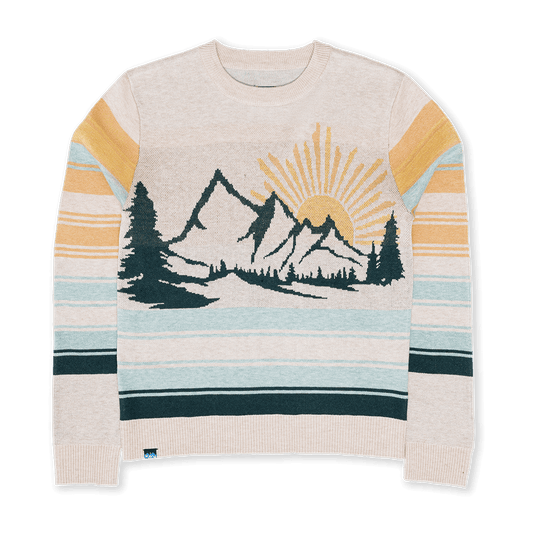 KAVU WOMEN'S HILLROSE SWEATER- WINTER VALLEY