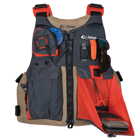 KAYAK FISHING PADDLE VEST - TAN