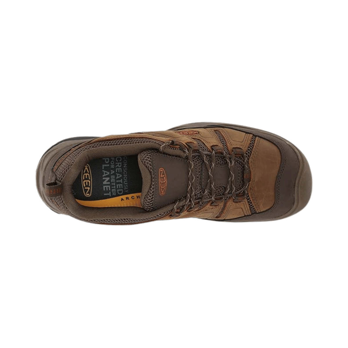 KEEN CIRCADIA VENT - BISON/POTTERS CLAY - TOP VIEW