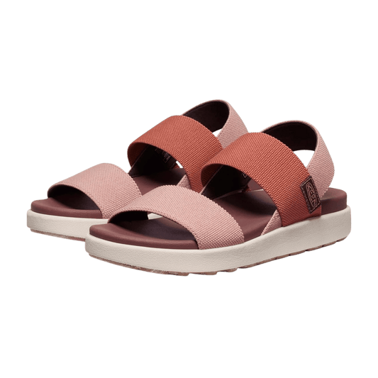 KEEN WOMEN'S ELLE BACKSTRAP – CORK/BAKED CLAY - FRONT VIEW