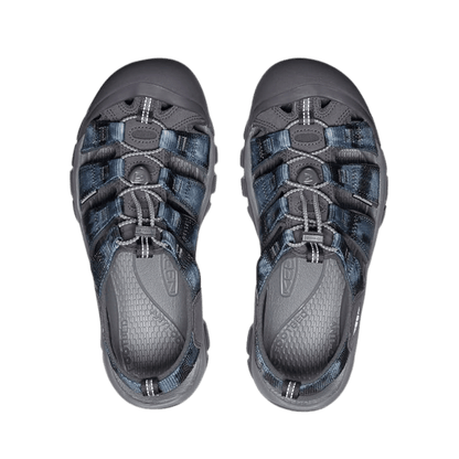 KEEN MEN'S NEWPORT H2 SANDAL - MAGNET/TIE DYE - TOP VIEW