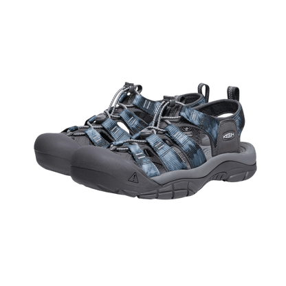 KEEN MEN'S NEWPORT H2 SANDAL - MAGNET/TIE DYE - FRONT VIEW