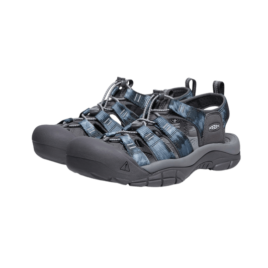 KEEN MEN'S NEWPORT H2 SANDAL - MAGNET/TIE DYE - FRONT VIEW