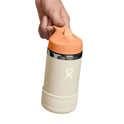 HYDRO FLASK 12OZ KIDS WIDE MOUTH BOTTLE WITH STRAW CAP