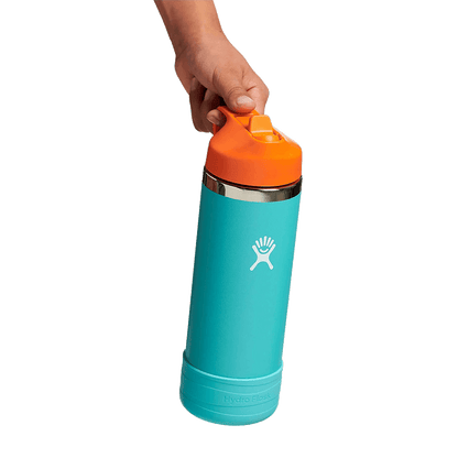 HYDRO FLASK 18OZ KIDS WIDE MOUTH BOTTLE WITH STRAW CAP