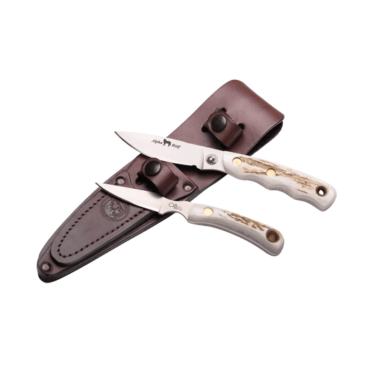 KNIVES OF ALASKA ALPHA WOLF/CUB COMBO D2 ORANGE