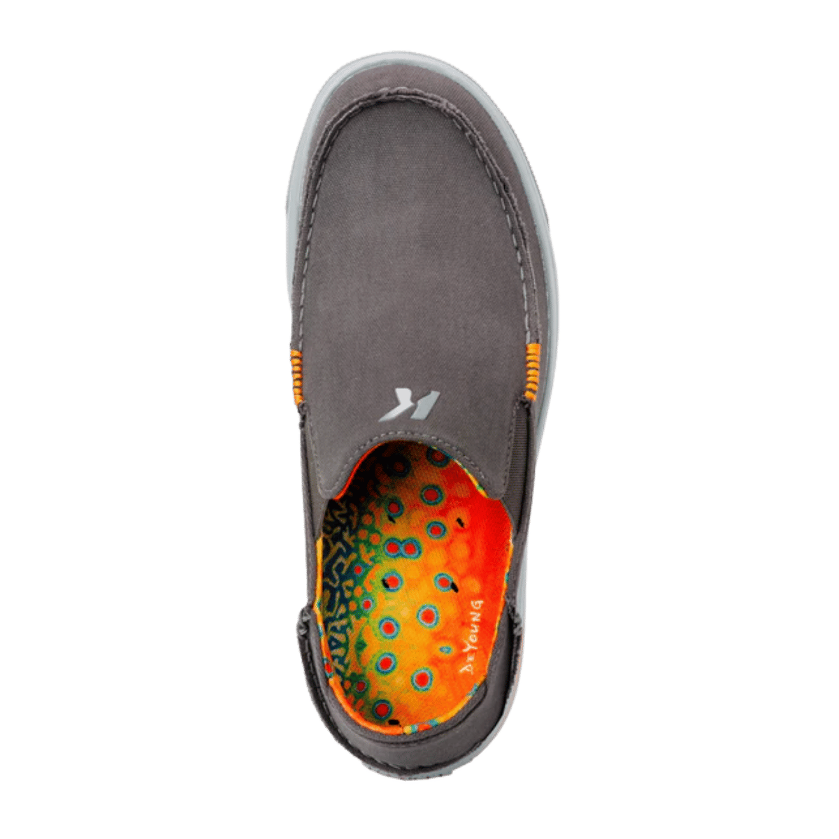 KORKERS MEN'S FISH MOC BROOK TROUT - TOP VIEW