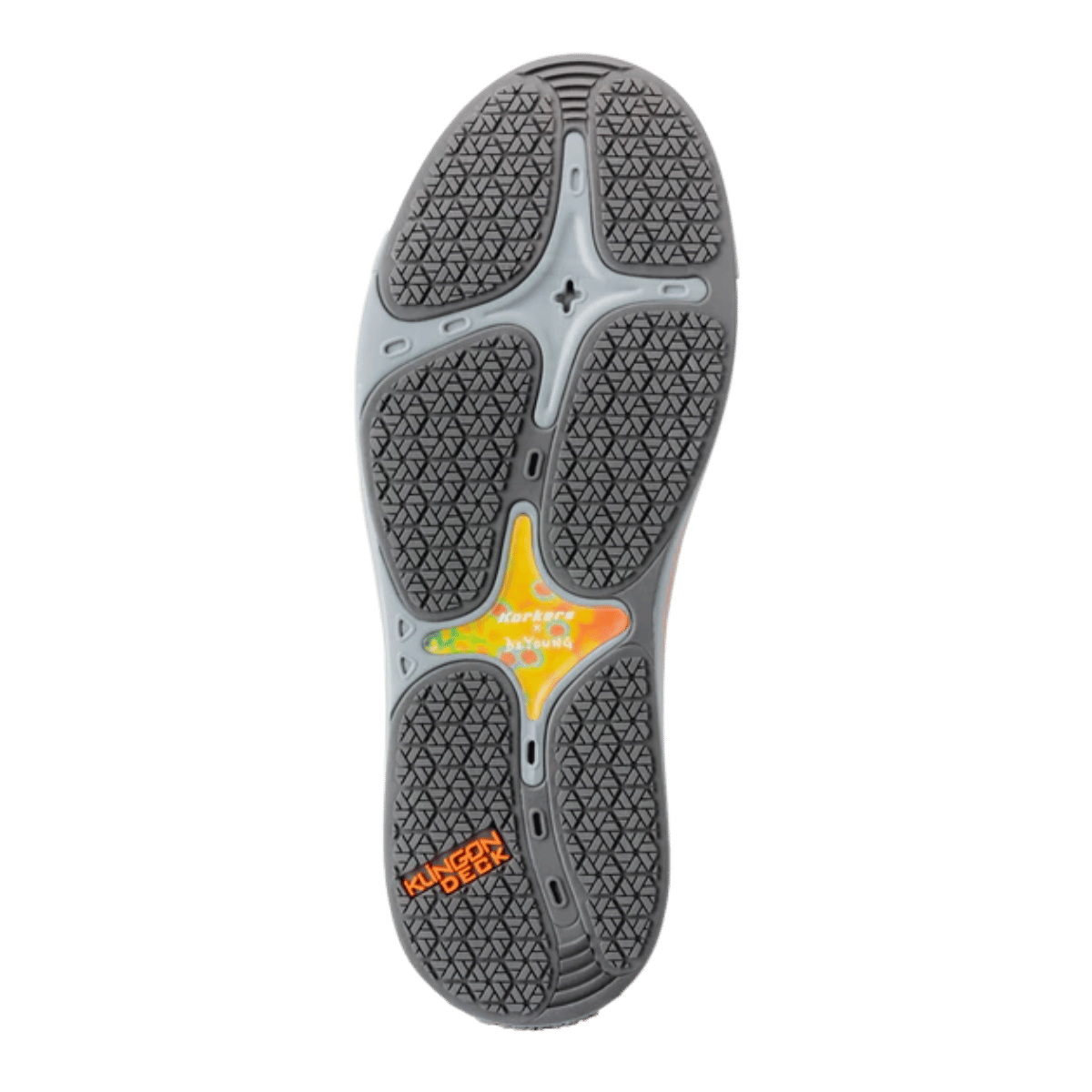 KORKERS MEN'S FISH MOC BROOK TROUT - BOTTOM SOLE VIEW