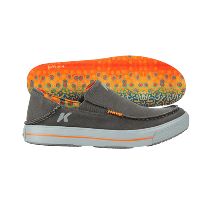 KORKERS MEN'S FISH MOC BROOK TROUT - SIDE VIEW