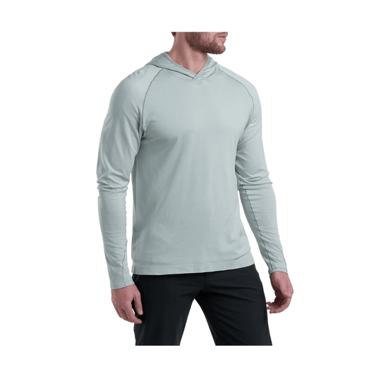 KUHL MEN'S ECLIPSER HOODY - LUNAR GREY - FRONT VIEW