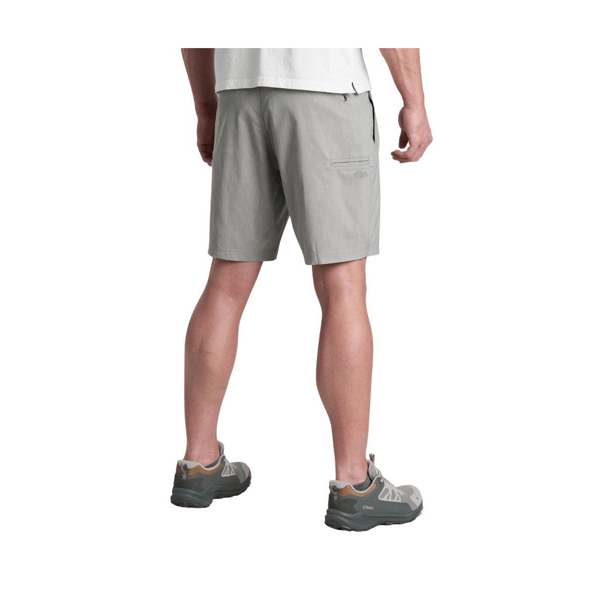 KUHL MEN'S GETAWAY SHORT 9" - STEEL GRAY - BACK VIEW