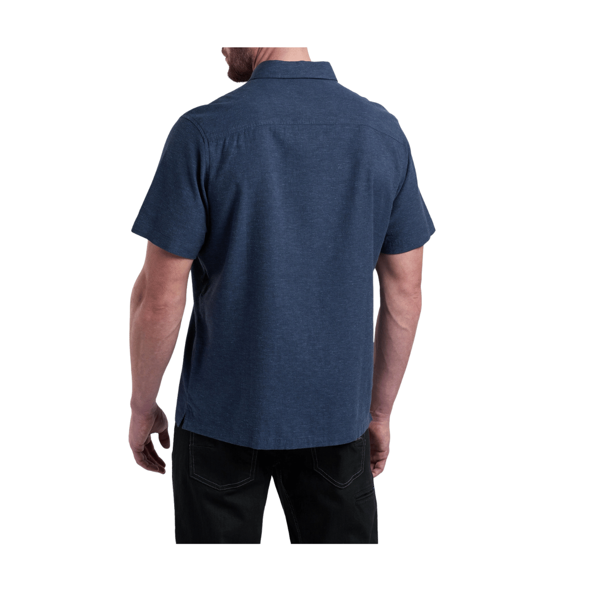 KUHL GETAWAY SHORT SLEEVE SHIRT - OPEN SEA - BACK VIEW