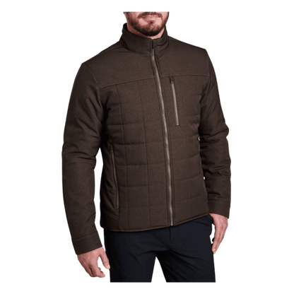KUHL MEN'S IMPAKT INSULATED JACKET - ESPRESSO - FRONT VIEW