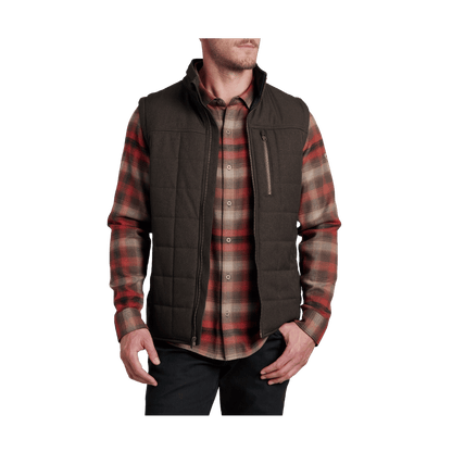 KUHL IMPAKT INSULATED VEST - ESPRESSO - FRONT VIEW