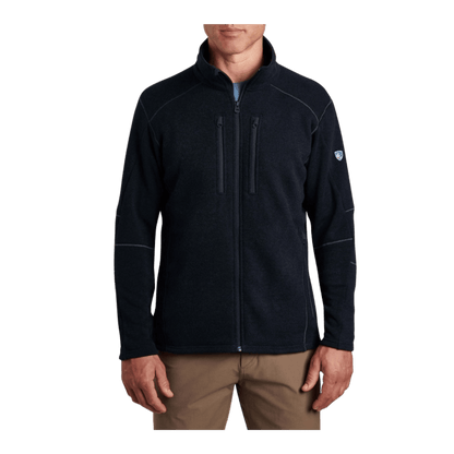 KUHL MEN'S INTERCEPTR FULL ZIP JACKET - MUTINY BLUE - FRONT VIEW