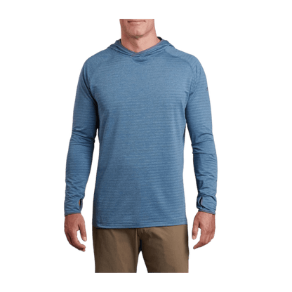 KUHL MEN'S AIRKUHL HOODY - MARIN BLUE - FRONT VIEW