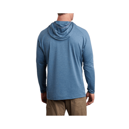 KUHL MEN'S AIRKUHL HOODY - MARIN BLUE - BACK VIEW