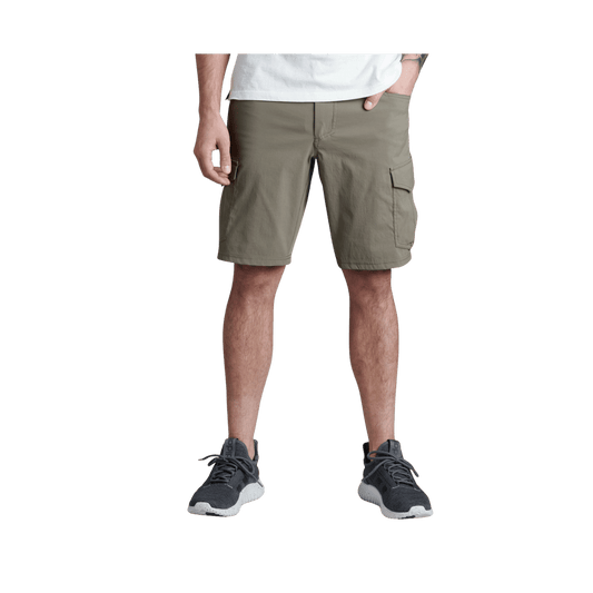 KUHL MENS'S RENEGADE CARGO SHORTS 10" - KHAKI - FRONT VIEW
