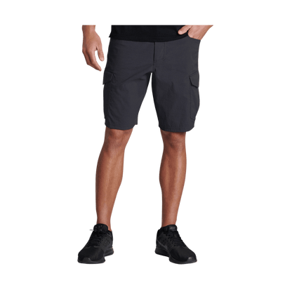 KUHL MEN'S RENEGADE CARGO SHORTS 10" - KOAL - FRONT VIEW
