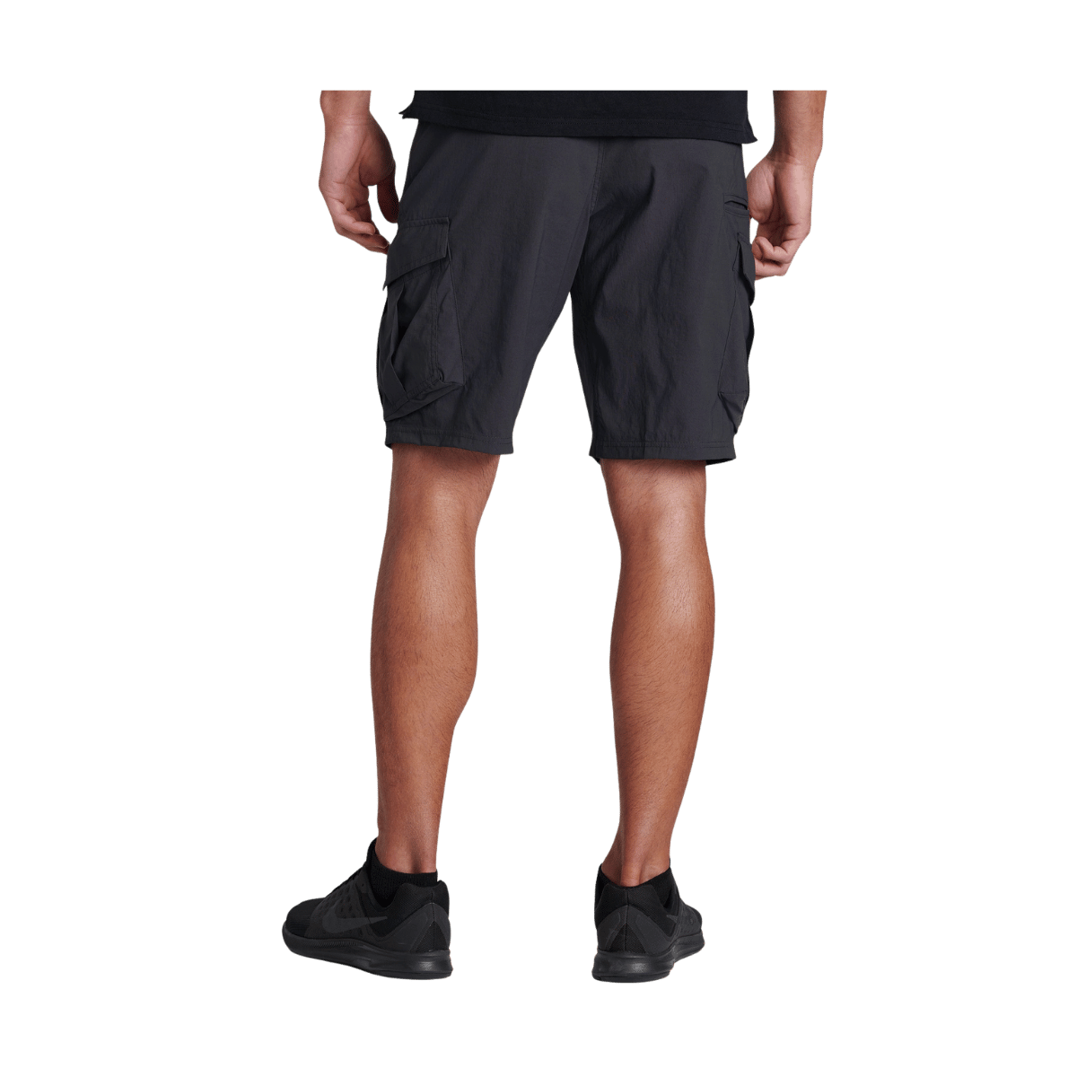 KUHL MEN'S RENEGADE CARGO SHORTS 10" - KOAL - BACK VIEW