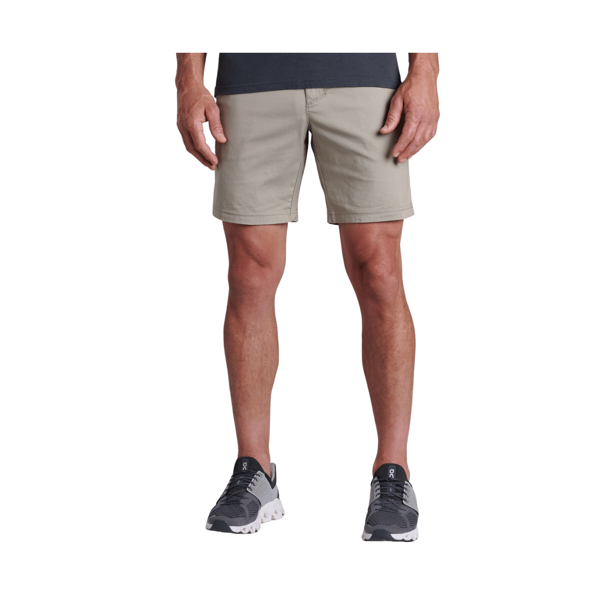 KUHL MEN'S RESISTOR LITE CHINO SHORT 10" - KHAKI - FRONT VIEW