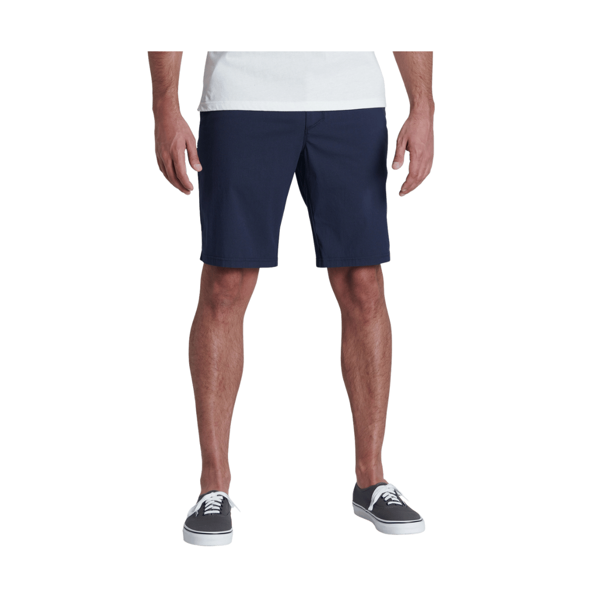 KUHL MEN'S RESISTOR LITE CHINO SHORT 10" - PIRATE BLUE - FRONT VIEW