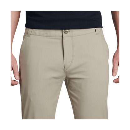 KUHL MEN’S RESISTOR LITE CHINO TAPERED - KHAKI - FRONT WAIST VIEW