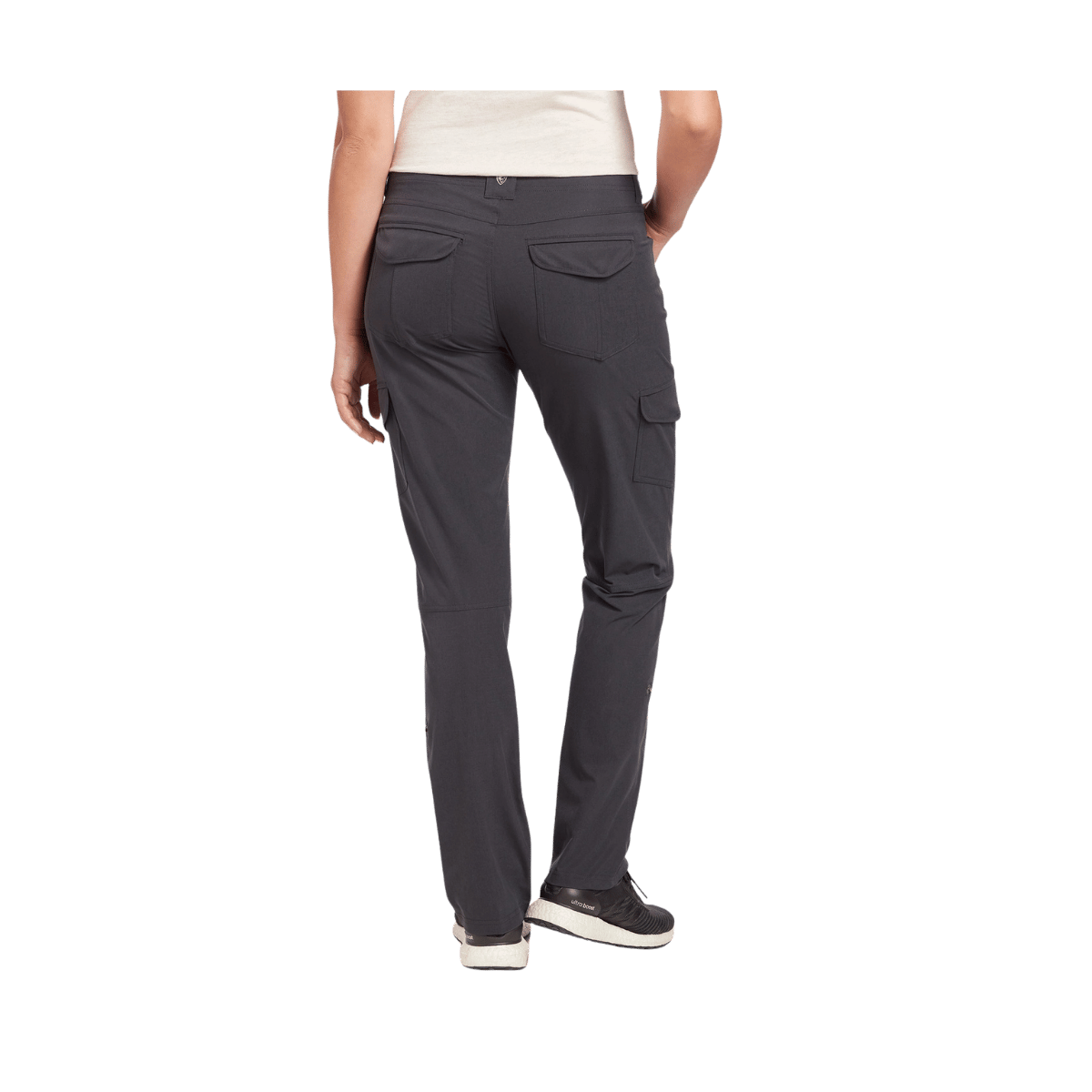 KUHL WOMEN’S FREEFLEX ROLL-UP PANTS 30" – KOAL - BACK VIEW