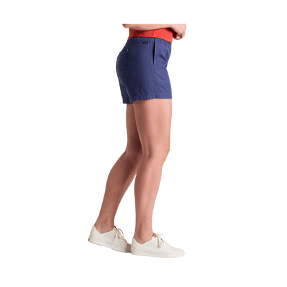 KUHL WOMEN'S FRESCO SHORT 4" - NOCTURNE - SIDE VIEW