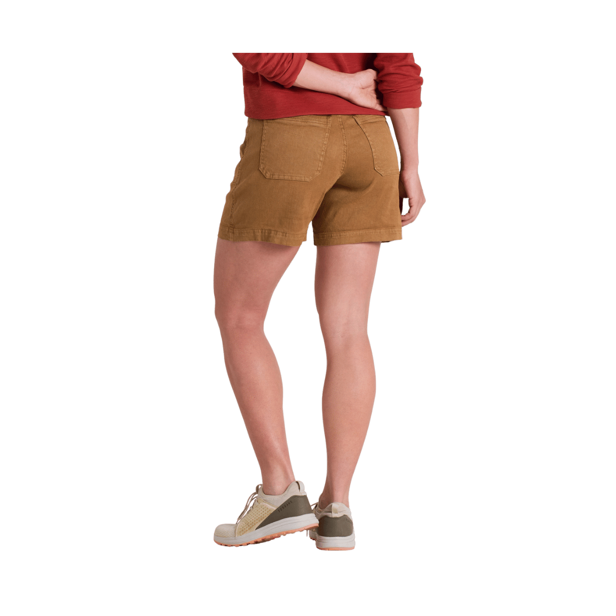 KUHL WOMEN'S SEABOARD SHORT 6" - SAWDUST - BACK VIEW