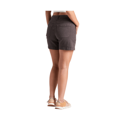 KUHL WOMEN'S SEABOARD SHORT 6" - PAVEMENT - BACK VIEW