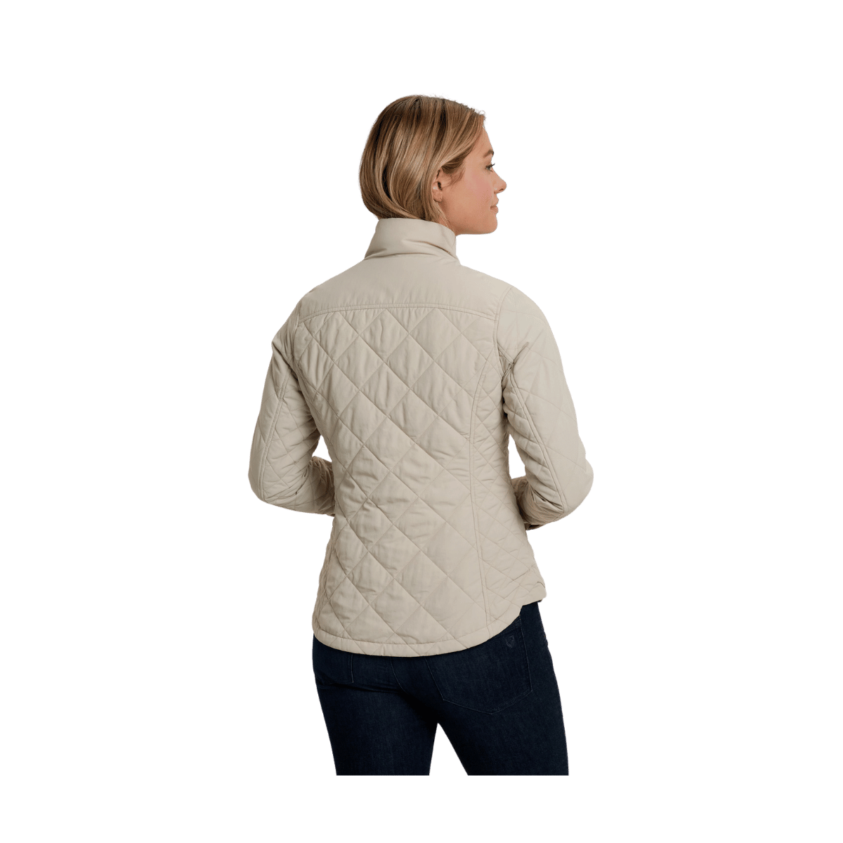 KUHL WOMEN'S STUNNR INSULATED JACKET - SILVERSTONE - BACK VIEW