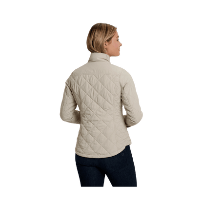 KUHL WOMEN'S STUNNR INSULATED JACKET - SILVERSTONE - BACK VIEW