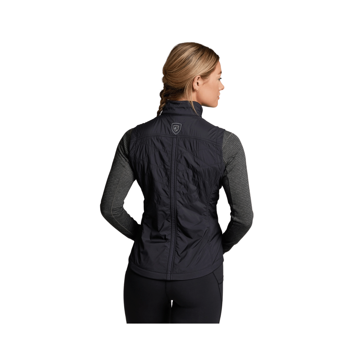 KUHL WOMEN THE ONE VEST - RAVEN - BACK VIEW