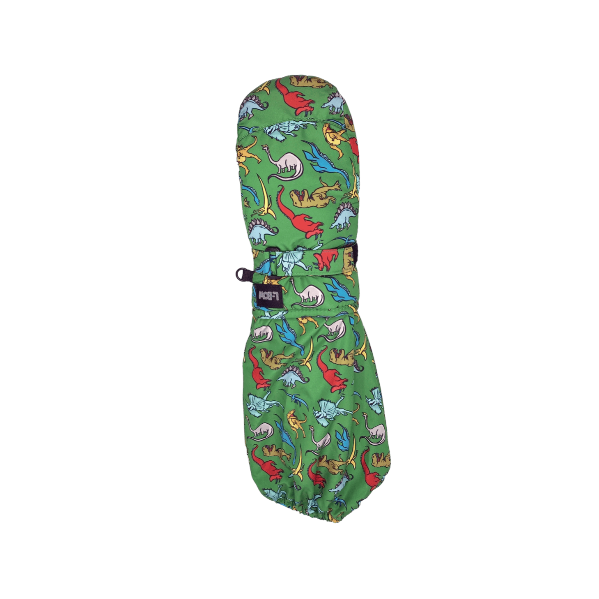 L-BOW CARLY JO DINOS MITTEN - GREEN