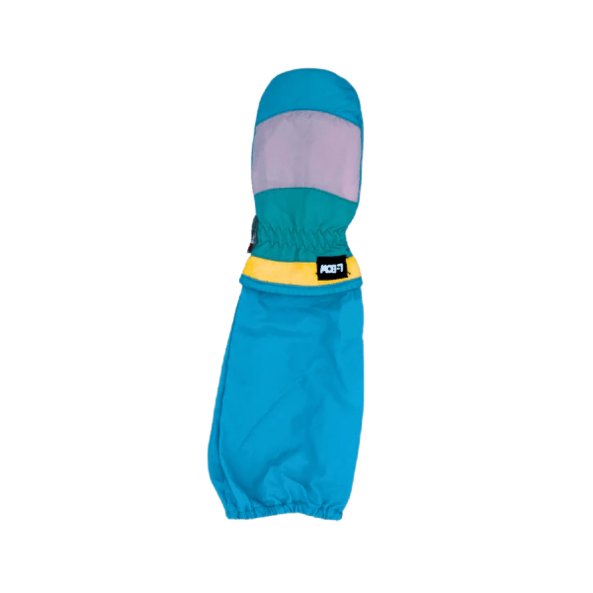 L-BOW THE NEON LIGHTS MITTEN - TEAL - FRONT