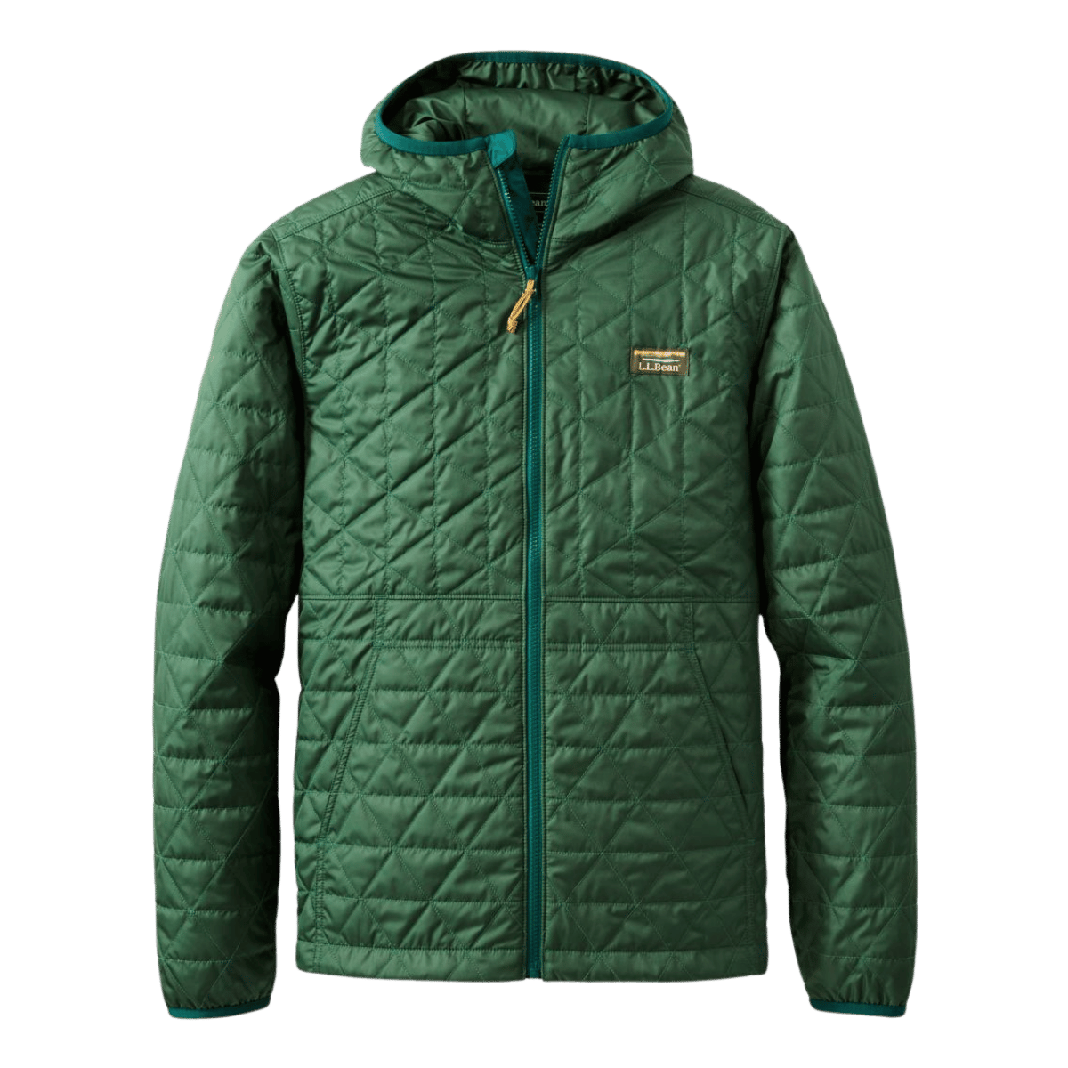 L.L BEAN KATAHDIN INSULATED HOODIE - RAIN FOREST