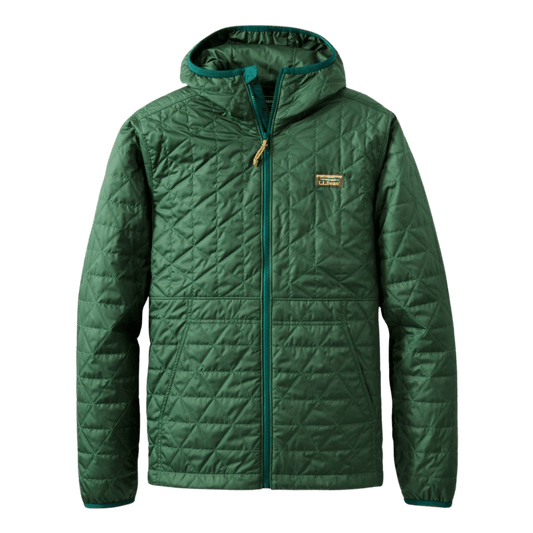 L.L BEAN KATAHDIN INSULATED HOODIE - RAIN FOREST