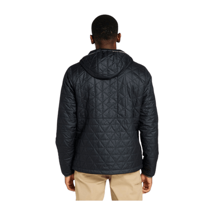 L.L BEAN KATAHDIN INSULATED HOODIE - BLACK - BACK VIEW