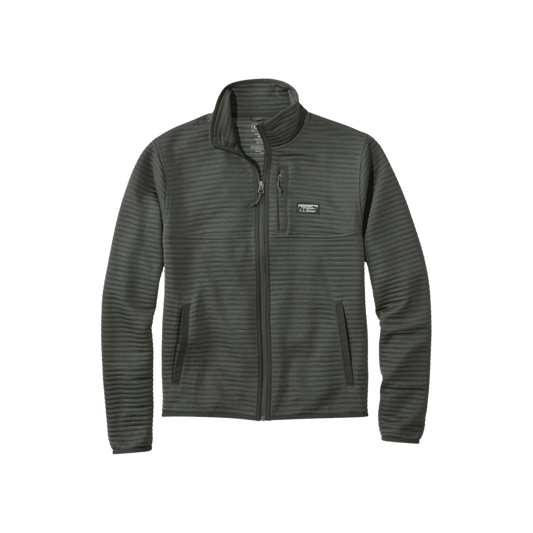L.L.BEAN AIRLIGHT KNIT FULL ZIP- THYME