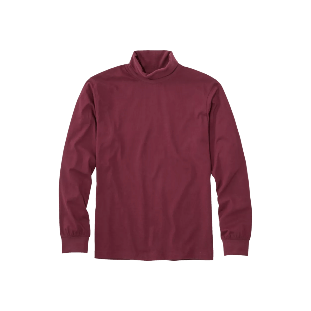 L.L.BEAN CAREFREE UNSHRNKBLE TURTLENECK DEEP PORT