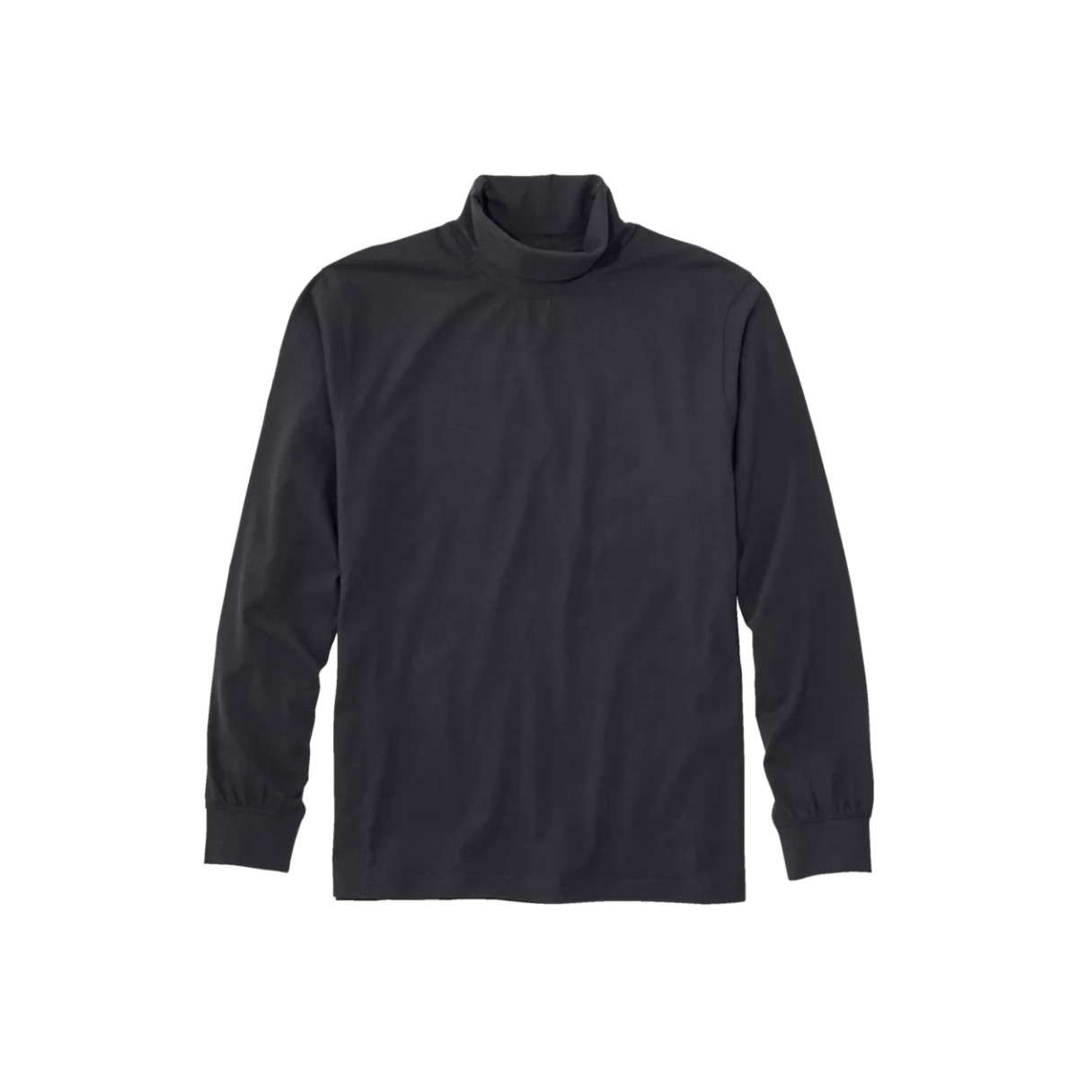L.L.BEAN CAREFREE UNSHRNKBLE TURTLENECK BLACK