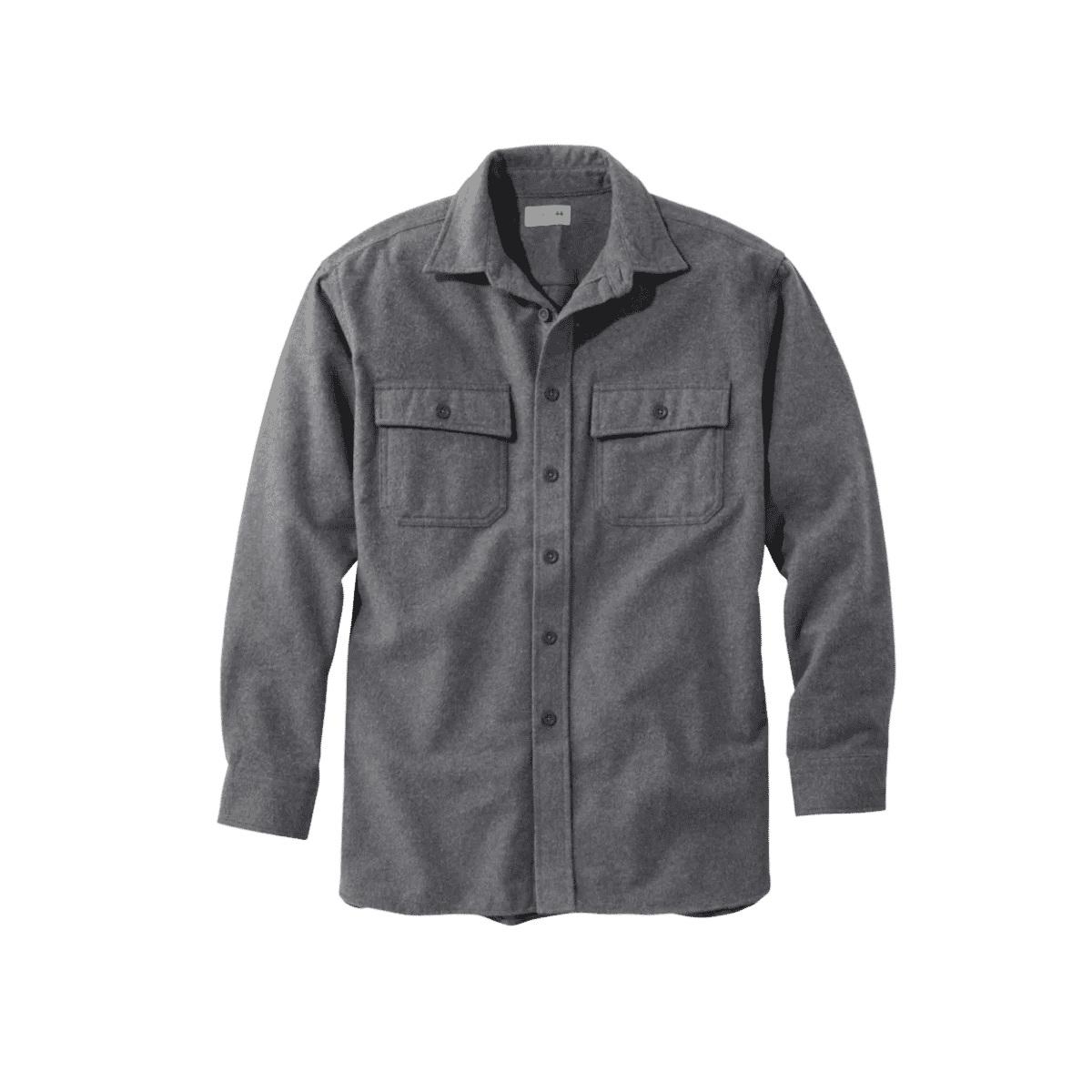 L.L.BEAN CHAMOIS SHIRT CHARCOAL RAY HEATHER