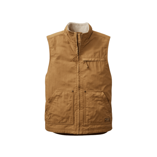 L.L.BEAN UTILITY VEST MARSH BROWN