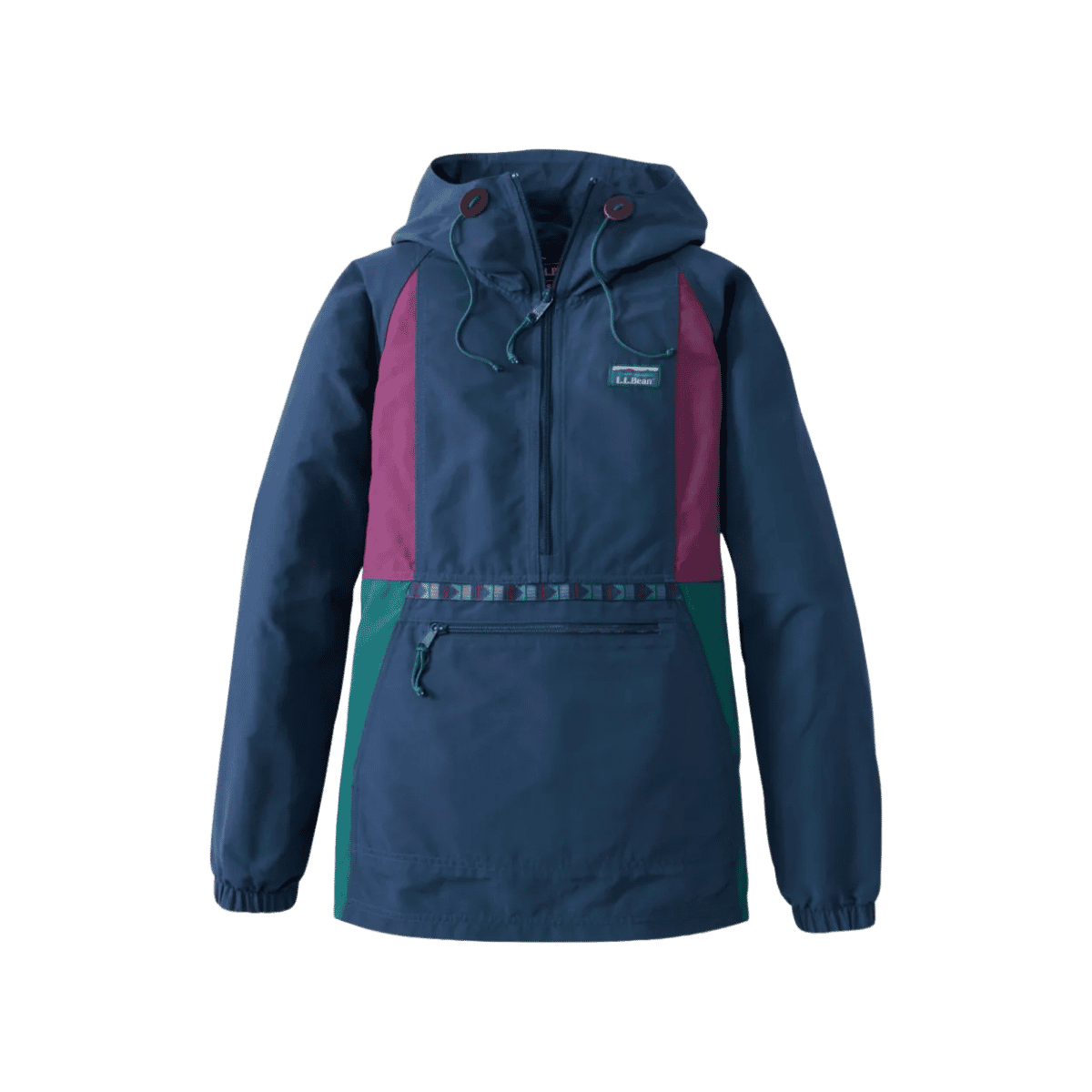 L.L.BEAN W MTN CLASSIC ANORAK BLUE VIOLET
