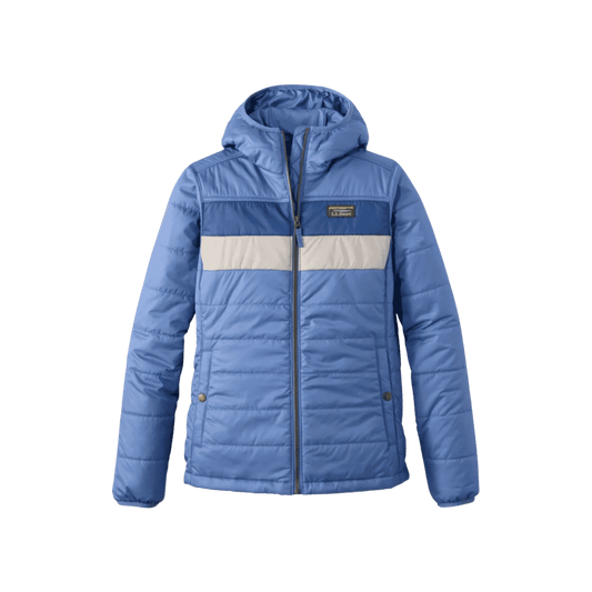 L.L.BEAN WOMEN'S MOUNTAIN CLASSIC PUFFER JACKET- DEEP LAKE/DEEP BLUE