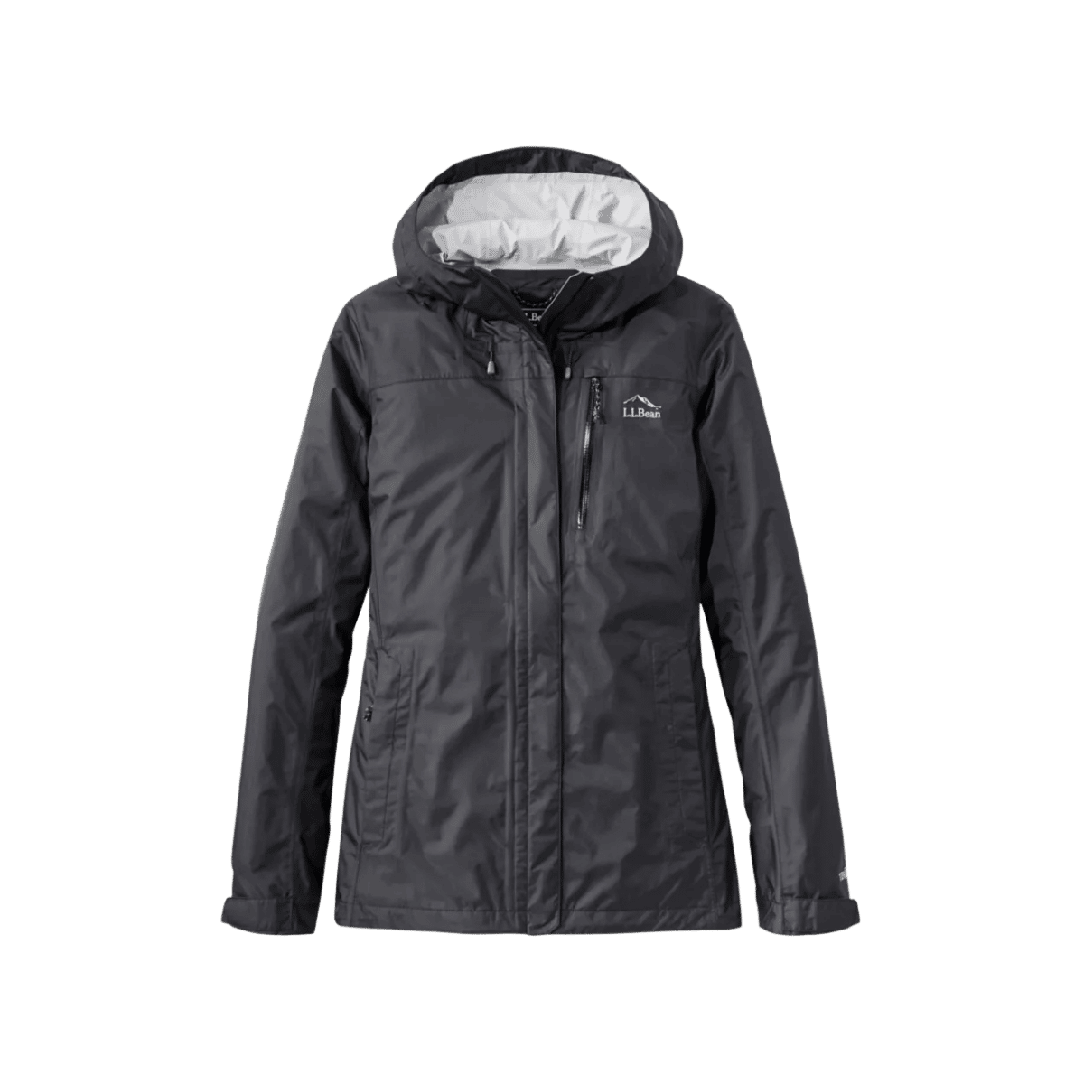 L.L.BEAN W TRAIL MODEL RAIN JKT BLACK