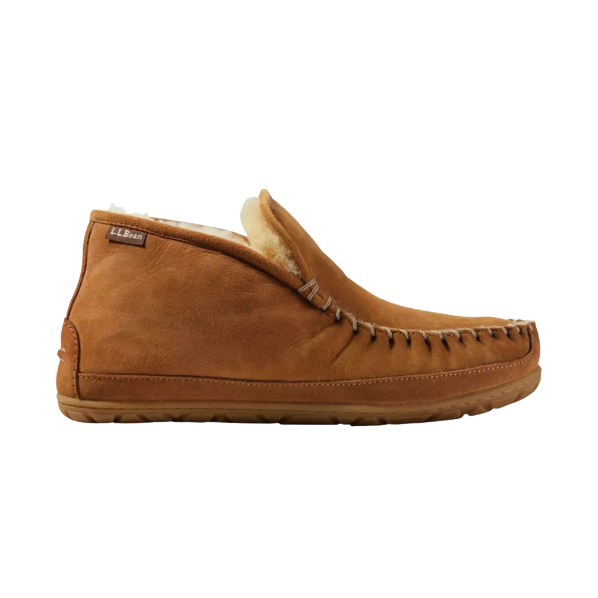 L.L.BEAN WICKED GOOD SLIPPR MOC II WIDE BROWN