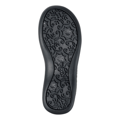 L.L. BEAN WOMEN'S DAYBREAK SCUFF MOTIF- OLIVE GRAY/DACHSUND BOTTOM